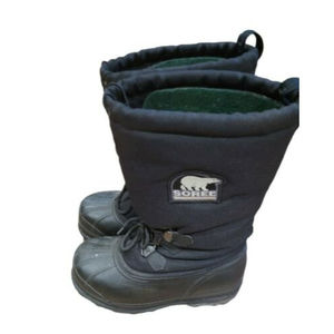 Sorel Glacier Insulated Winter Snow Boots NM1042-010 Black Men’s Size 9